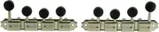 Kluson 4 On A Plate Supreme Series F Style Mandolin Tuning Machines Nickel Wi...