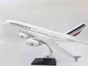 Air France A380 Large Plane Model apx 18" Resin PLane Model