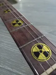 Radioactive Inlay Sticker Fretboard Set for guitar or bass
