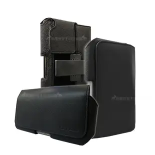 魅力紳黑 iPhone/HTC/ASUS/三星/SONY 6~6.5吋旋轉磁扣手機腰包皮套