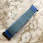 Light Blue Sports Hook and Loop Adjustable Nylon Band Strap for Fitbit Ionic