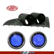 Gauge Pod for Ford Falcon BA BF + Tacho + Volt LCD Gauges