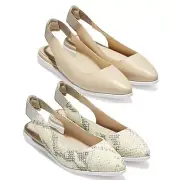 NEW Cole Haan Womens Casual Zerogrand Slingback Skimmer Point Toe Flat Shoes
