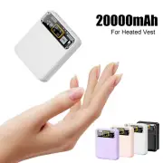 10000/20000mAh Power Bank External Battery Pack Built-in 4 USB Output Cables