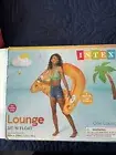 INTEX Sit 'N Float Inflatable Floating Swimming Pool Adult Lounge Chair