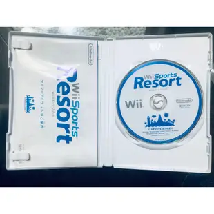 正版任天堂現貨土城可面交現貨Wii Sports Resort 渡假勝地 WII U 主機適用 (二手片-光碟約9成新)