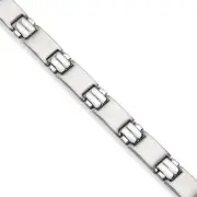 Chisel Stainless Steel Brushed and Polished 8.5in Bracelet 8.5" SRB138-8.5