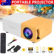 Pocket Mini Projector HDMI LED Light HD Home Office Cinema Remote Controller LCD