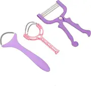ELAYARD 3Pcs Facial Hair Remover Portable Spring Epilator for Chin Upper Lip and Face Gentle Hair Removal Tool Design for Women