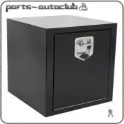 Storage Tool Box 18"x18"x18" W/ 2x Chain+1x Lock for Truck Garage Home