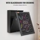 Foldable Wall Mounted Desk with Chalkboard Space Saving For Home Office Table