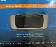 Cisco Linksys E2000 Advanced Wireless-N Router Dual Band Ethernet Ports