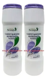 Lot 2 x 17.6oz G.Scents Carpet & Room Refresher Powder Lavender & Chamomile