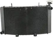 Engine Radiator Fit for Benelli Trek 899 Black Motorcycle Replacement Aluminum Radiator Cooler Cooling Radiator Grille