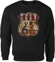 [ProTexDruck Textilhandel] Highway 66 Pullover Sweatshirt