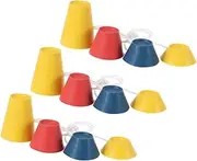 Toddmomy Set of 12 Replacement Golf Tees Rubber Base Golf Ball Holders for Training