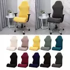 Stretch Office Computer Gaming Swivel Armchair Slipcover Soft Modern Style