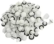 XYWHPGV 100 Pcs 9mm Hole White Plastic Rivet Fastener Bumper Push Clip(ee25e 6de6a 511e7 e1505 aebbf e39c8