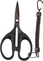 Abaodam Fishing Braided Line Scissor Portable Wear Resistant Shear for Outdoor Fishing Ergonomic Non Slip Handle Compact Wire Cutter for Daily Use