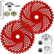 Cyleto 9" x 36 Teeth Carbide Tip Brush Cutter Blades，Weed Eater Blades for Brush Cutter,Trimmer, Weed Eater,with Husqvarna, Stihl, Fsx, and More