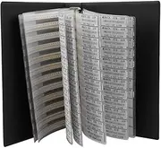 Electronic Components Assorted Kits Sample Book Black Capacitors 0402 Series 80 Values Small Exquisite Organizing Storing Accessories