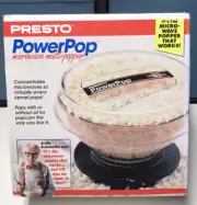 Vtg 1994 Presto PowerPop Microwave Multi-Popper Popcorn Orville Redenbacher