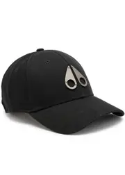 Moose Knuckles Icon Cotton-twill cap - Silver One Size
