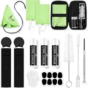 Boao 23 Pcs Clarinet Cleaning Kit All in One Accessories Set with Swab, Reeds, Cork Grease, and Thumb Rest Essential Care Kit for Clarinet Wind Instruments(Green)