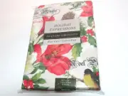 NIP Benson Mills Holiday Expressions Xmas Carols Jacquard Tablecloth 60 x 104