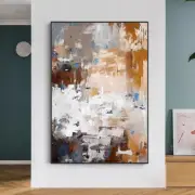 Mintura Hand Painted Abstract Oil Paintings On Canvas Modern Home Decor Wall Art