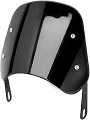 Windscreen Spoiler Motorbike Universal Black Windshield Wind Deflector Windscreen Fairing for Kawasaki for Suzuki