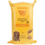Burts Bees Multipurpose Hypoallergenic Grooming Wipes For Dogs