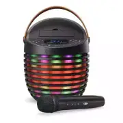 Singing Machine SingCast One w/Wireless Microphone- Black (SEE PHOTOS)