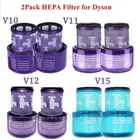 2 HEPA Filter for Dyson V10 V11 V12 V15 Absolute Animal Motorhead Vacuum Cleaner