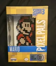 Pixel Pals Nintendo Super Mario 3 Mario 001 Lights Up New Sealed FIRST EDITION