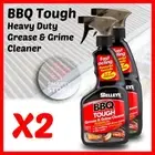 2x BBQ Cleaner Selleys Heavy Duty Tough Grease Grime Grill Safe Oven Spray 500ml