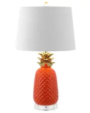 JONATHAN Y Pineapple 23in Classic Vintage Ceramic LED Table Lamp