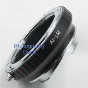 Lens Adapter For Nikon AI Lens to for Leica LM M M9 M8 M7 M6 M5 TECHART LM-EA7