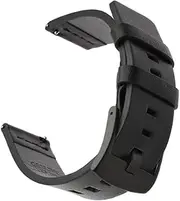 [DJDLFA] Watch Band For Garmin Forerunner 245 Strap Silicone Leather Bracelet For Garmin Vivoactive 3 4/Forerunner 645 158 55 Wristband