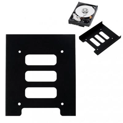 Metal 2.5 inch to 3.5 inch Hard Drive Bracket SSD Solid State Disk Caddy Tray