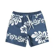 Rusty Shores Elastic Boardshort Navy Blue