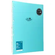 Aqua Drops Refillable Display Book A4 10 Pockets Vivid Teal
