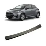 For Mazda 2 2023 2024 Black Rear Door Plate Scuff Bumper Cover Trim Protector