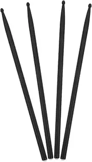 Milisten 4pcs Carbon Fiber Drum Sticks Lightweight Slip Percussion Sticks for Beginners Comfortable Grip for Durable and Portable Design for All Drum Types