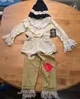 POTTERY BARN KIDS THE WIZARD OF OZ SCARECROW HALLOWEEN COSTUME SIZE 4-6 YEARS