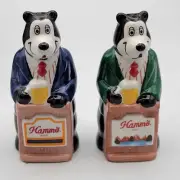 1997 Hamm's Bartender Salt & Pepper Shaker Limited Edition With Original Box