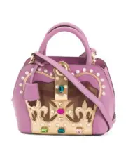 NWT RADLEY LONDON Leather Anniversary Mini Zip Top Crossbody Purple