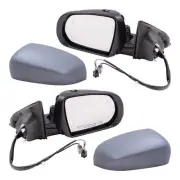 Brock Power Mirror Set with Gray Cover-Heat-Signal-BSD for Compass
