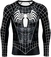 [HIKZXEKJI] Men's 3D Captain High Elastic Compression T-Shirt