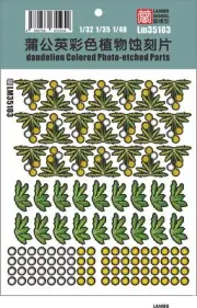 Heavy Hobby Lanmo LM-35103 1/32 1/35 1/48 Dandelion Colored Photo-etched Parts
